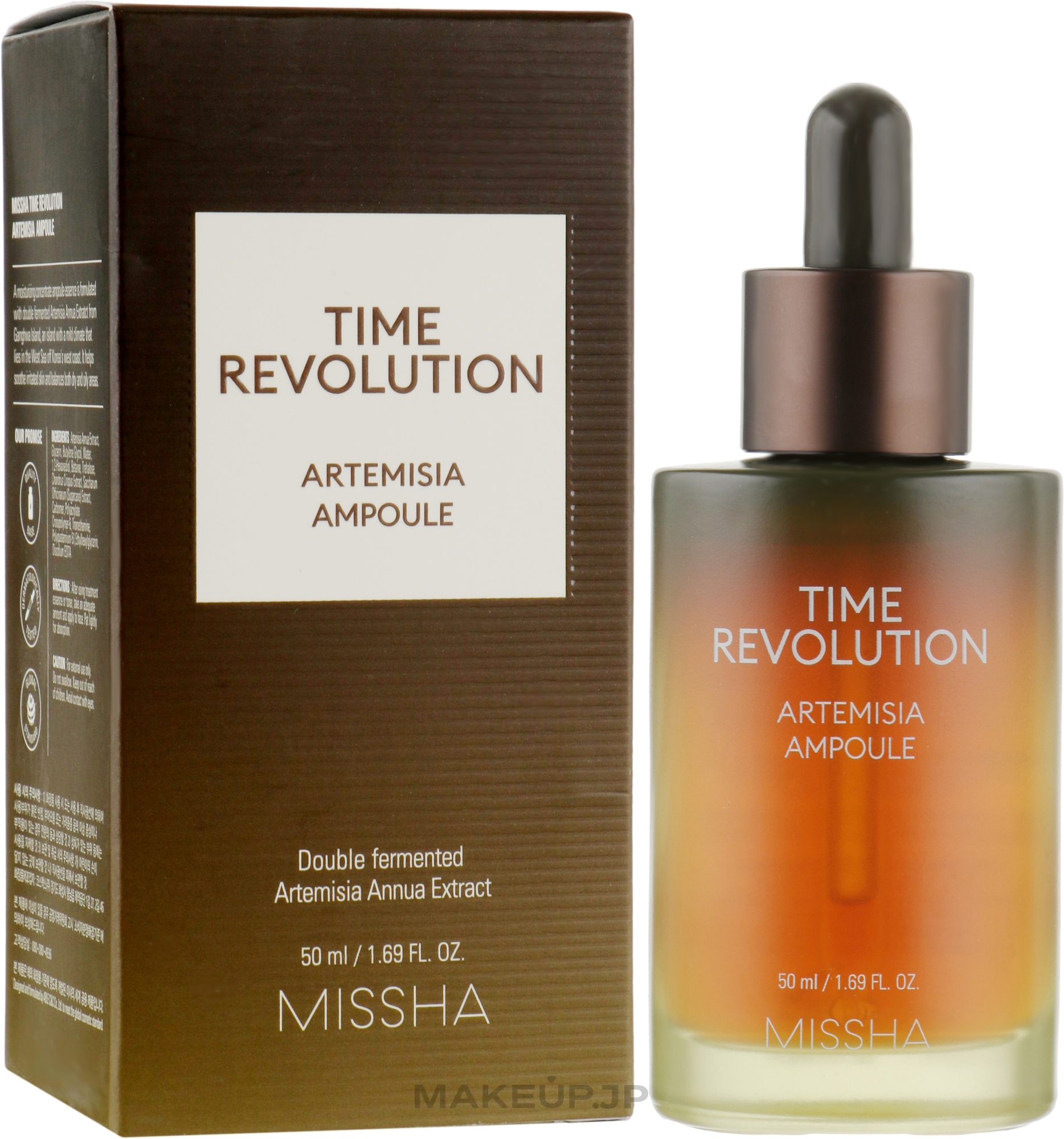 Concentrated Serum-Ampoule with Wormwood Extract - Missha Time Revolution Artemisia Ampoule — photo 50 ml