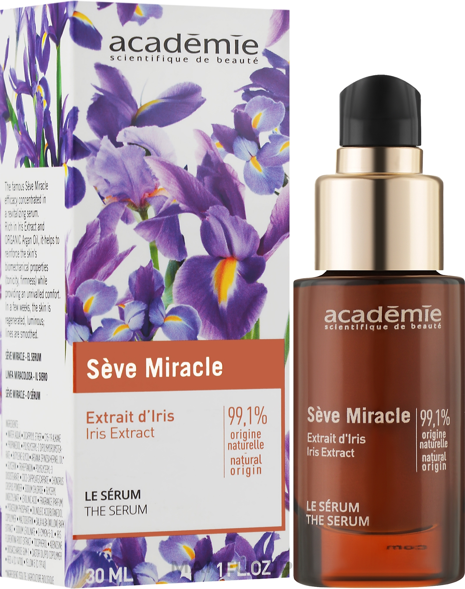 Serum 'Seventh Miracle' - Academie Seve Miracle Iris Extract The Serum — photo 30 ml