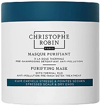 Fragrances, Perfumes, Cosmetics Hair Cleansing Mask with Thermal Mud - Christophe Robin Purifying Mask With Thermal Mud