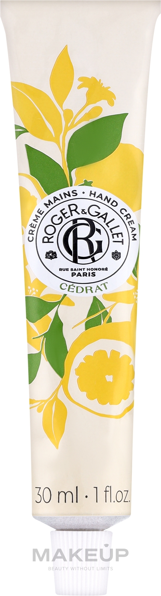 Roger&Gallet Cedrat - Hand Cream — photo 30 ml