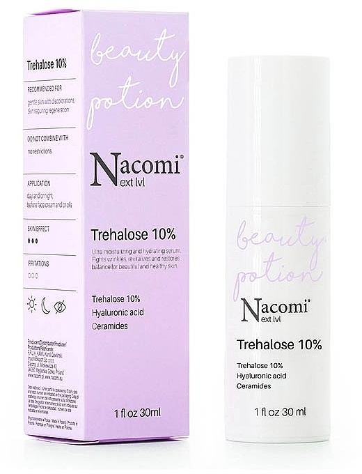 Moisturising Face Serum - Nacomi Next Level Trehalose Serum 10% — photo N1