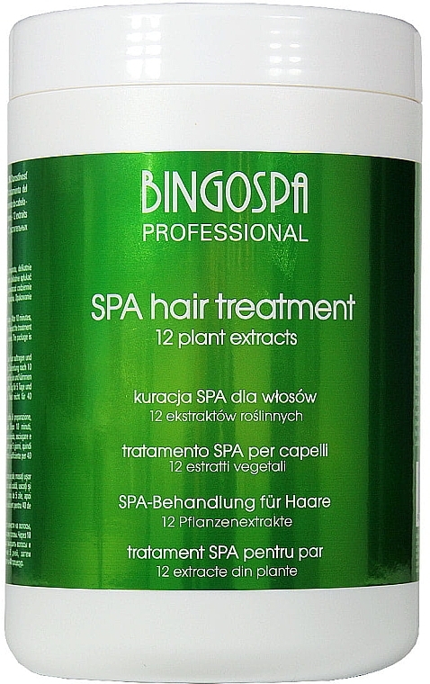 Hair Treatment "12 Plant Extracts" - BingoSpa Spa Treatment For Hair 12 Plant Extracts — photo N1