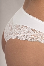 Brazilian Panties "Divine", white - Jasmine — photo N4