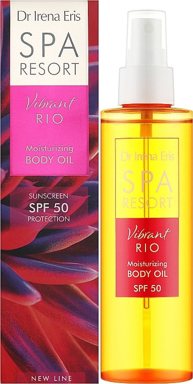 Moisturizing Body Oil SPF 50 - Dr Irena Eris Spa Resort Vibrant Rio Moisturising Body Oil — photo N2