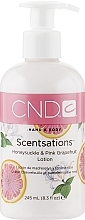 Fragrances, Perfumes, Cosmetics Body and Hand Lotion - CND Scentsations Honeysuckle & Pink Grapefruit Lotion