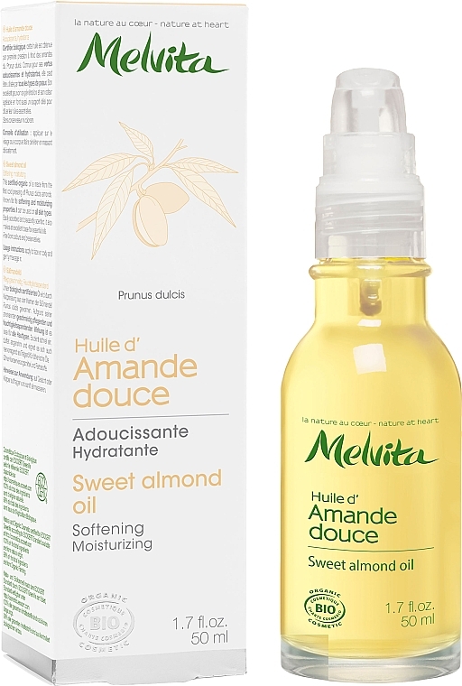Facial Sweet Almond Oil - Melvita Huiles De Beaute Sweet Almond Oil — photo N1