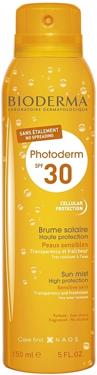 Face & Body Sun Spray - Bioderma Photoderm Sun Mist SPF 30 — photo N1