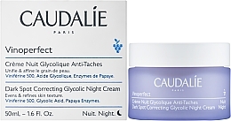 Anti-Dark Spot Night Cream with Glycolic Acid - Caudalie Vinoperfect Dark Spot Correcting Glycolic Night Cream — photo N4