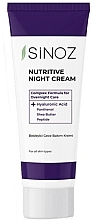 Fragrances, Perfumes, Cosmetics Nourishing Night Face Cream - Sinoz Nutritive Night Cream