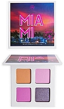 Eyeshadow Palette - BH Cosmetics Magnetic In Miami Shadow Quad — photo N1