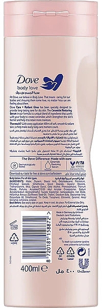 Body Lotion - Dove Body Love Care + Radiant Glow Body Lotion — photo N15