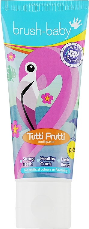Kids Toothpaste "Tutti Frutti", 3-6 years - Brush-Baby Toothpaste — photo N1
