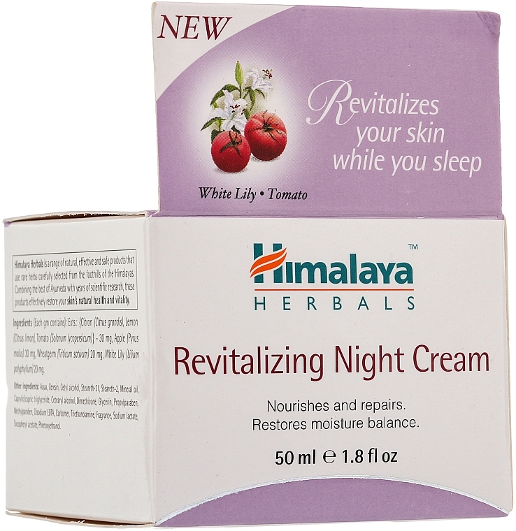 Night Regenerating Cream - Himalaya Herbals Revitalizing Night Cream — photo N2