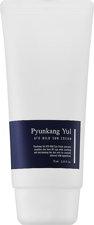 Hypoallergenic Sunscreen - Pyunkang Yul ATO Mild Sun Cream SPF 50+ PA++++ — photo N1