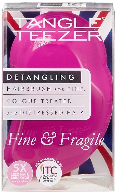 Comb - Tangle Teezer The Original Fine & Fragile Berry Bright — photo N2