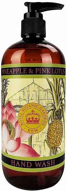 Liquid Hand Soap 'Pineapple & Pink Lotus' - The English Soap Company Kew Gardens Pineapple & Pink Lotus Hand Wash — photo N1