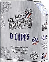 Fragrances, Perfumes, Cosmetics Disposable Capes, 50 pcs - Beardburys Trans Disponsable Capes Box