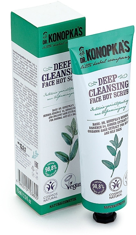 Deep Cleansing Face Scrub - Dr. Konopka's Face Hot Deep Cleansing Scrub — photo N3
