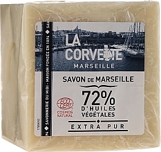 Fragrances, Perfumes, Cosmetics Soap "Pure" - La Corvette Savon de Marseille Extra Pur