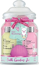 Fragrances, Perfumes, Cosmetics Set - Baylis & Harding Beauticology Llama Treats Jar (sh/cr/100ml + b/wash/100ml + b/lot/30ml + b/fizzer/40g + b/polisher)