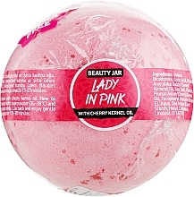 Bath Bomb "Lady In Pink" - Beauty Jar Natural Bath Bomb — photo N1