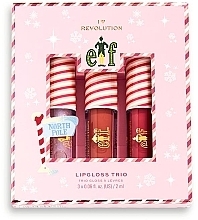 Lip Gloss Set - I Heart Revolution Lip Gloss Set Candy Cane Forest (lip/gloss3x2ml) — photo N1