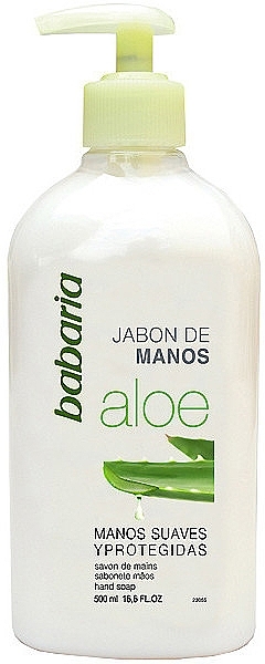Hand Liquid Soap - Babaria Aloe Vera Hand Soap — photo N5