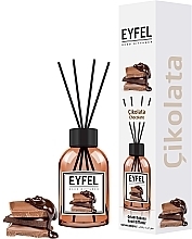 Fragrances, Perfumes, Cosmetics Reed Diffuser "Chocolate" - Eyfel Perfume Reed Diffuser Chocolate