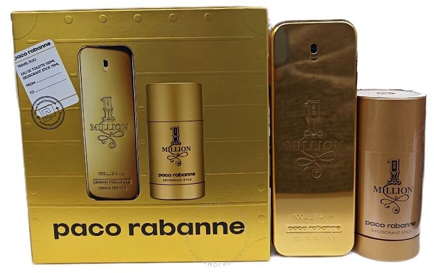 Set - Paco Rabanne 1 Million Set (edt/100ml+deo/stick/75ml) — photo N1