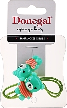 Fragrances, Perfumes, Cosmetics Hair Tie FA-5634+1, green bears - Donegal