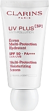 Moisturizing Protective Face Fluid - Clarins Uv Plus [5p] Multi-protection Moisturizing Screen SPF 50-PA+++ — photo N3