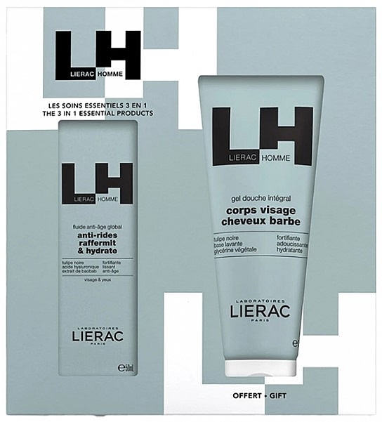 Set - Lierac Homme (fluid/50ml+gel/200ml) — photo N1