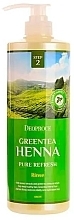 Conditioner - Deoproce Green Tea Henna Pure Refresh Rinse — photo N10