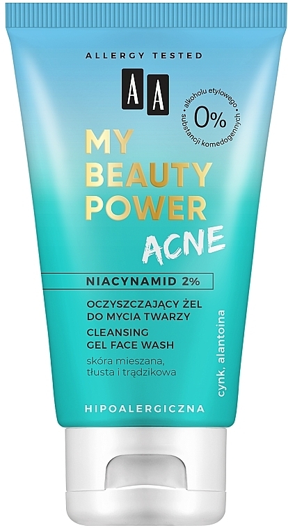 Cleansing Gel - AA My Beauty Power Acne Cleansing Gel Face Wash — photo N1