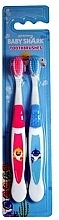 Fragrances, Perfumes, Cosmetics Kids Toothbrush Set, pink, blue - Pinkfong Baby Shark Toothbrush Set