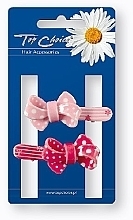 Hair Clips, 24894, pink and red - Top Choice — photo N1