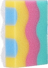 Fragrances, Perfumes, Cosmetics Rectangular Shower Sponge 'Rainbow 15' - Cari