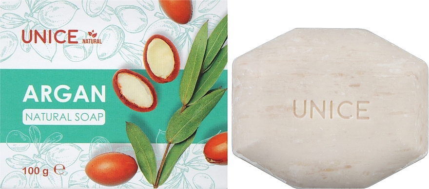 Natural Argan Soap - Unice Argan Natural Soap — photo N2