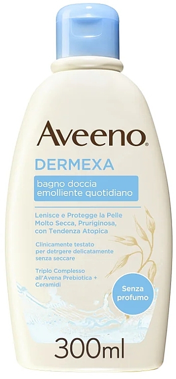 Soothing Shower Gel for Daily Use - Aveeno Dermexa Emollient Shower Gel Daily Use — photo N1