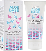 Fragrances, Perfumes, Cosmetics Moisturizing Face & Body Baby Cream - Bioearth Aloebase Kids Moisturizing Baby Cream Face and Body with Aloe