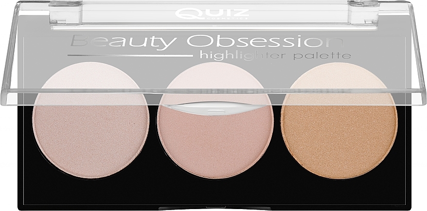 Highlighter Palette - Quiz Cosmetics Beauty Obsession Palette Highlighter — photo N1