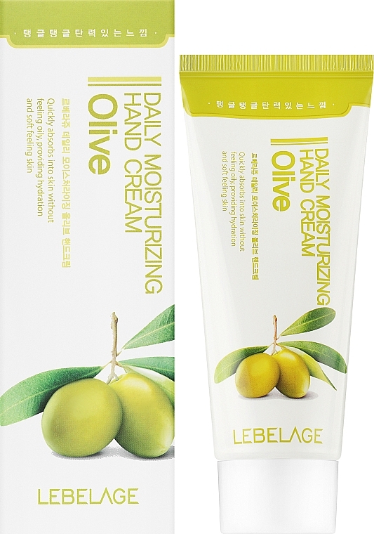 Olive Hand Cream - Lebelage Daily Moisturizing Olive Hand Cream — photo N2
