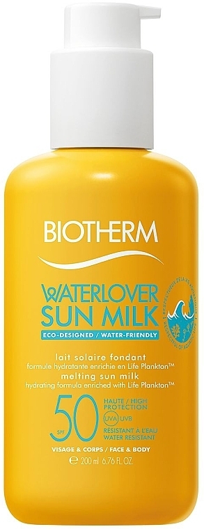 Sun Protection Body Milk - Biotherm Waterlover Sun Milk SPF50 — photo N5