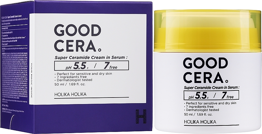 Facial Cream-Serum - Holika Holika Good Cera Super Ceramide Cream In Serum — photo N2