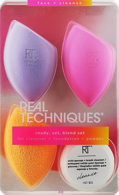 Makeup Sponge Set - Real Techniques Chroma Ready Set Blend Set — photo N1