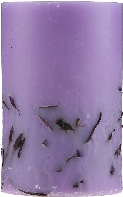 Scented Candle "Lavender", 65/100 mm - Bulgarian Rose — photo N9