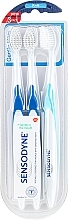 Toothbrush Set, soft - Sensodyne Gentle Care Soft Toothbruhs — photo N1