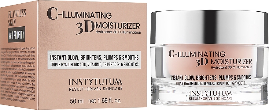 Brightening Face Cream - Instytutum C-Illuminating 3D Moisturizer — photo N30