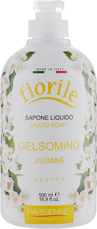 Liquid Soap "Jasmine" - Parisienne Italia Fiorile Jasmine Liquid Soap — photo N1