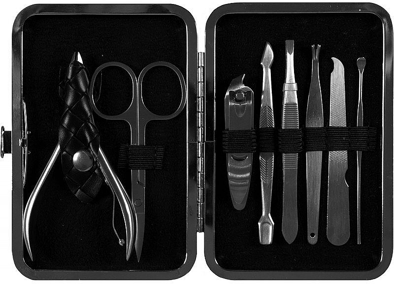 Manicure Kit, 8 items, 79624, in black case - Top Choice — photo N1